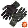 Proflex By Ergodyne ANSI A7 Nitrile Coated CR Gloves 12-Pair, Green, Size S 7070-12PR